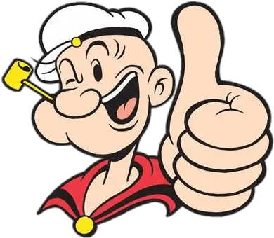 Popeye Thumb Up Transparent Png Popeye Png Thumbs Up Transparent Background
