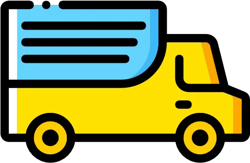 Truck Transport Vehicle Automobile Delivery Cargo Simple Car Outline For Kids Png Transportation Png