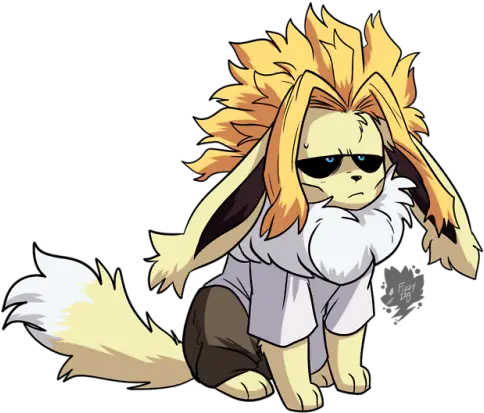 I Wanted To Draw An Eevee My Hero Academia Eevee Png All Might Png