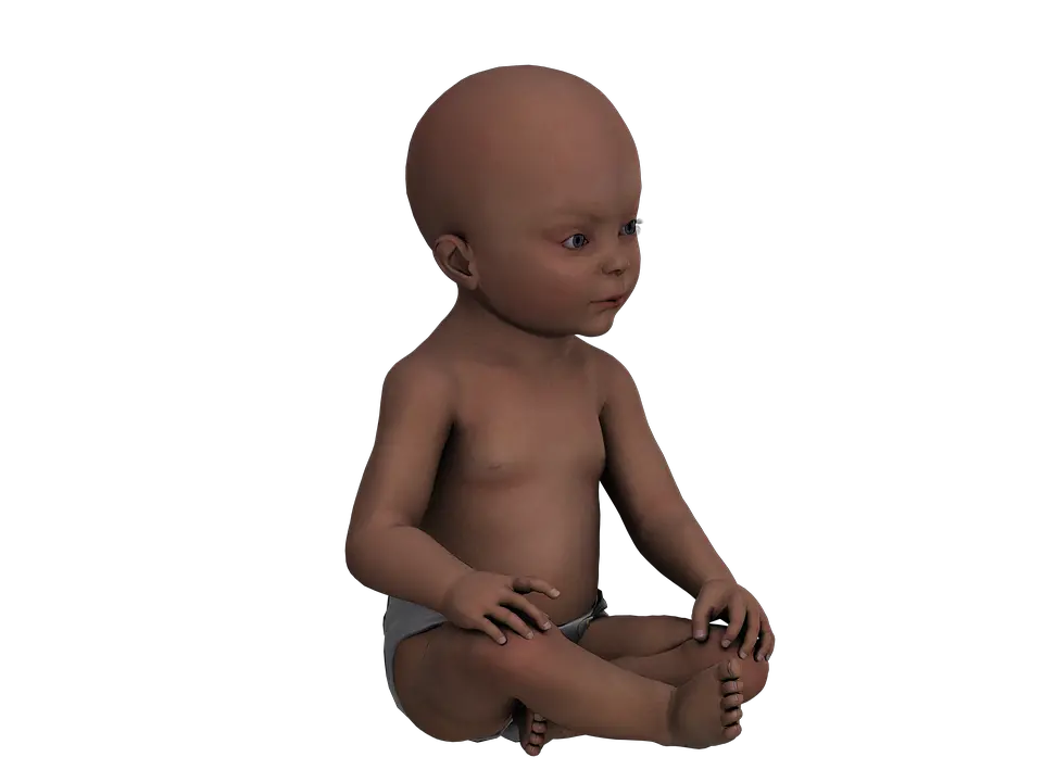 Baby Child Small Digital Baby Png 3d Child Transparent