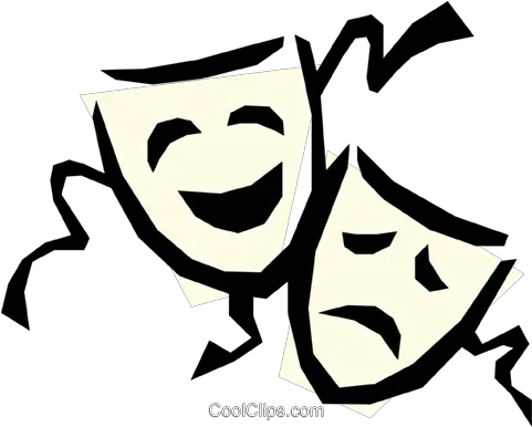 Theatre Masks Royalty Free Vector Clip Art Illustration Theatre Masks Png Theater Masks Png