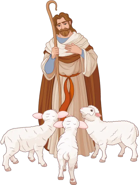 Pin Sheep And Shepherd Png Nativity Scene Icon