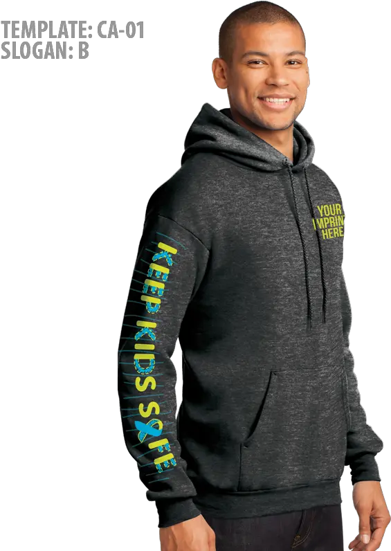 Psa Long Sleeve Png Hoodie Template Png