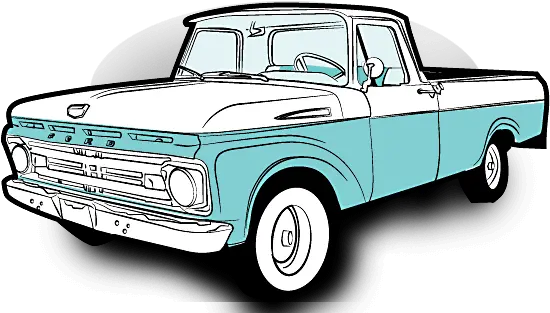 Old Ford Truck Drawing Free Download Old Ford Truck Clipart Png Ford Truck Png