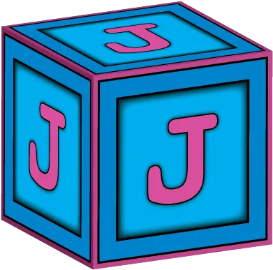 3d Baby Block Letter J Baby Block Letter Png Letter J Png