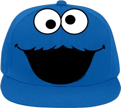 Download Flat Bill Fitted Hats 123 Cookie Monster Blanket Pattern Crochet Png Cookie Monster Png