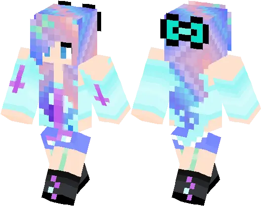 Pastel Goth Girl Minecraft Skin Hub Pastel Goth Minecraft Skin Png Pastel Goth Png