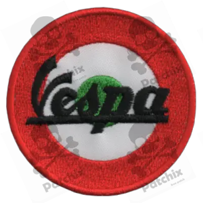 Embroidered Patch Vespa Logo Embroidery Png Vespa Logo