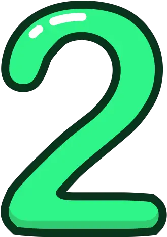 Numbers Study Number Two Green 2 Icon Free Download Two Green Number Png Zero Two Icon