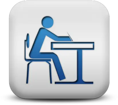 117760 Studying Student Logo Png White Square Icon