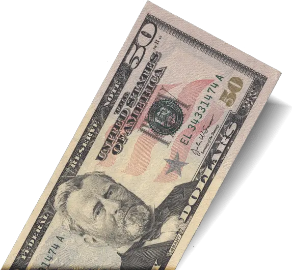 50 Dollar Bill Png Dollar Bill Transparent Background Dollar Transparent