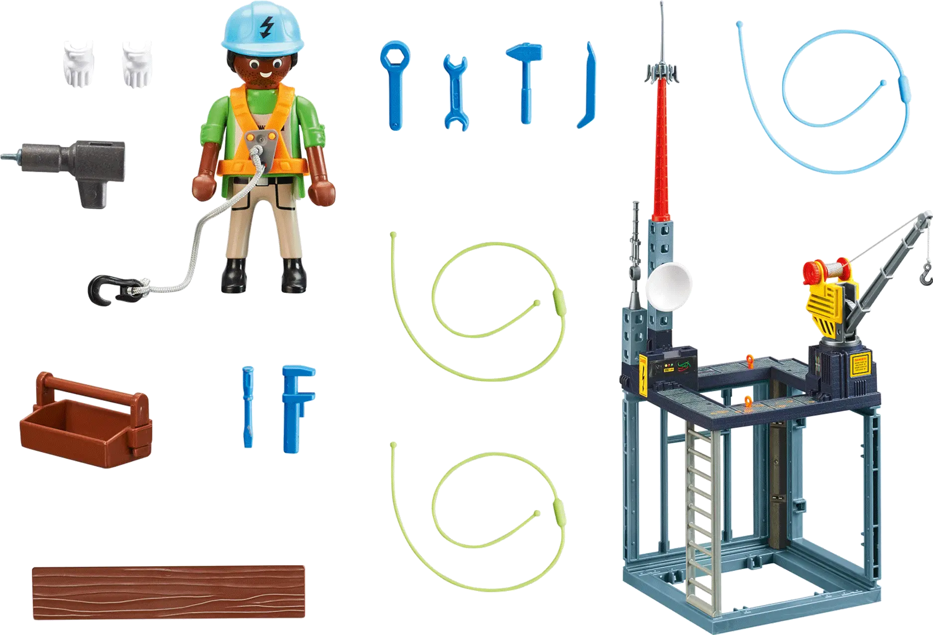 Starter Pack Construction Site 70816 Playmobil Playmobil Starter Pack Construction Site Png Construction Icon Pack