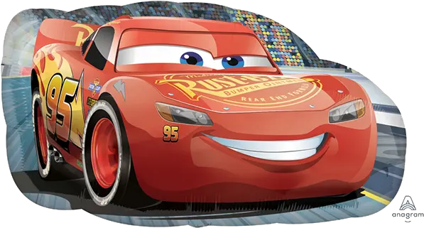 Cars Lightning Mcqueen Supershape Balloon Disney Cars 3 Lightning Mcqueen Png Mcqueen Png