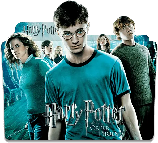 Harry Potter And The Order Of Phoenix Folder Icon Harry Potter In The 3 Movie Png Phoenix Transparent Background