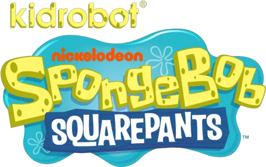 Spongebob Squarepants Kidrobot Big Png Nickelodeon 90s Logo