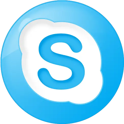 Social Skype Button Blue Icon Social Bookmarks Icon Set Skype Icon Blue Png Media Icon Set