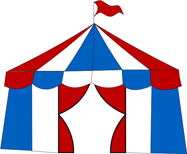 Blue Circus Tent Clip Art Circus Tent Svg Free Png Carnival Tent Png