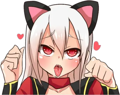 Telegram Sticker Cartoon Png Ahegao Transparent