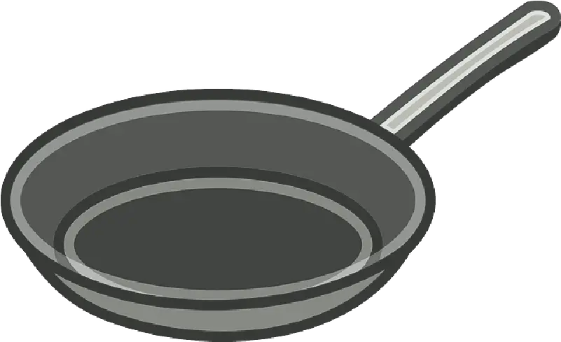 Black Icon Outline Drawing Sketch White Cartoon Frying Pan Clipart Png Wok Icon