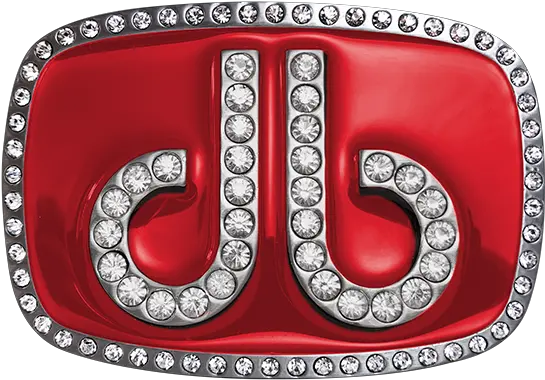 Druh Db Diamante Red Buckle Circle Png Diamante Png