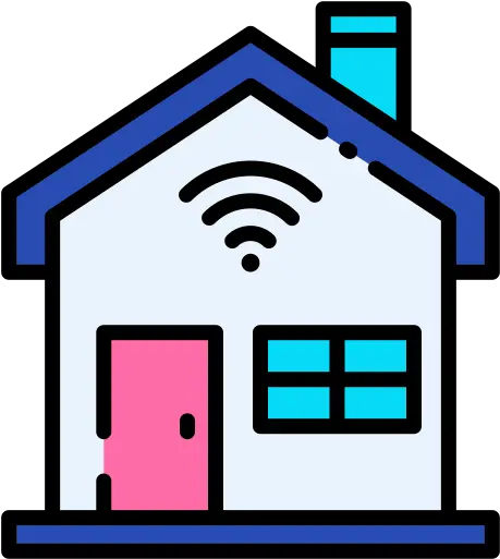 Smart Home Free Vector Icons Designed By Good Ware Cute House Character Png Smart Home Icon