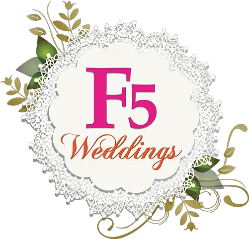 F5 Weddings Illustration Png Wedding Logo