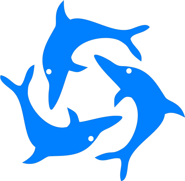 Dolphins Fish Jumping Free Vector Graphic On Pixabay Flag Of Anguilla Png Dolphins Logo Png