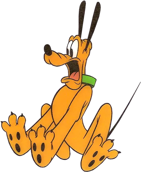 Disney Pluto Scared Freetoedit Sticker Pluto The Dog Png Pluto Transparent