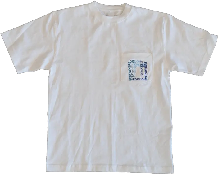 Text Overlay Pocket T Shirt Foreign Png