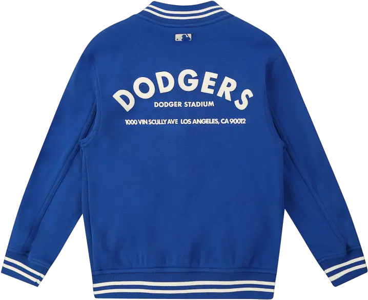 Team Logo Lettering Popcorn Jacket La Dodgers 71jp04011 Jacket Png Dodgers Logo Png