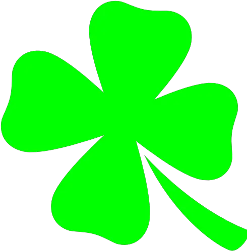 Clover Png Transparent Cloverpng Images Pluspng Black Four Leaf Clover Png Shamrock Transparent Background
