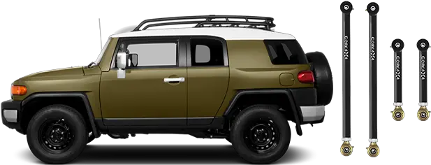 Core 4x4 Heavy Duty Adjustable Control Arms U0026 Aftermarket Parts Toyota Fj Cruiser Png Icon Coils For Fj Cruiser