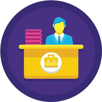 Office Life Icon Png Free Pik Podium Office Flat Icon