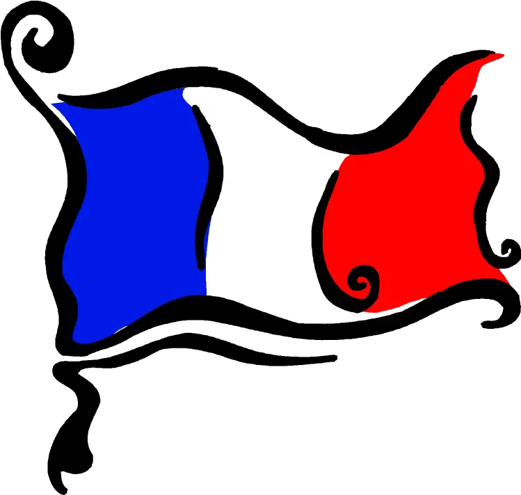 Library Of French School Vector Easy Drawing Of French Flag Png French Flag Transparent Background