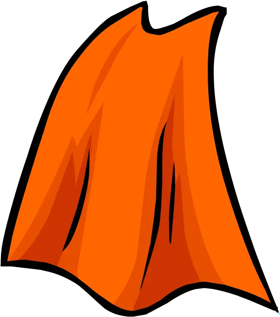 Orange Png Club Penguin Wiki Fandom Super Hero Cape Clipart Purple Cape Png