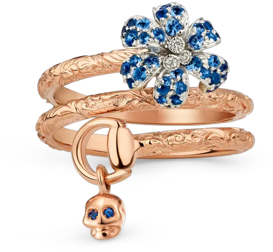 Blue Gucci Jewelry Png Icon Thin Band Ring
