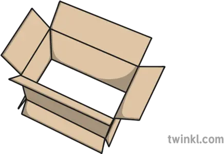 Step 1 Open Cardboard Box Illustration Sleeping Baby Clipart Black And White Png Cardboard Box Png