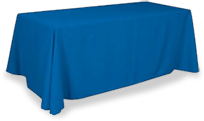 Download Hd Table Throw Print U0026 Imprint Options Blue Table Tablecloth Png Cloth Png