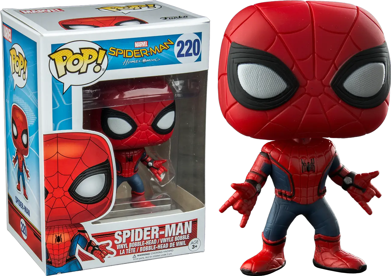 Spider Man Homecoming Spiderman Pop Vinyl Figure Pop Vinyl Spider Man Homecoming Png Spider Man Homecoming Png