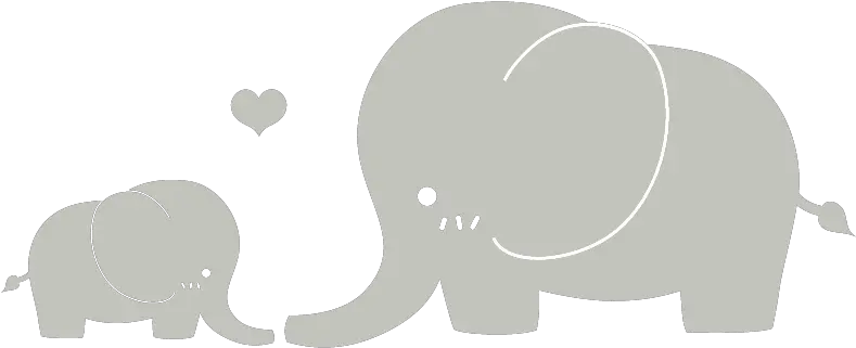 Infant Elephant Mother Silhouette Clip Baby Elephant Mom Png Elephant Silhouette Png
