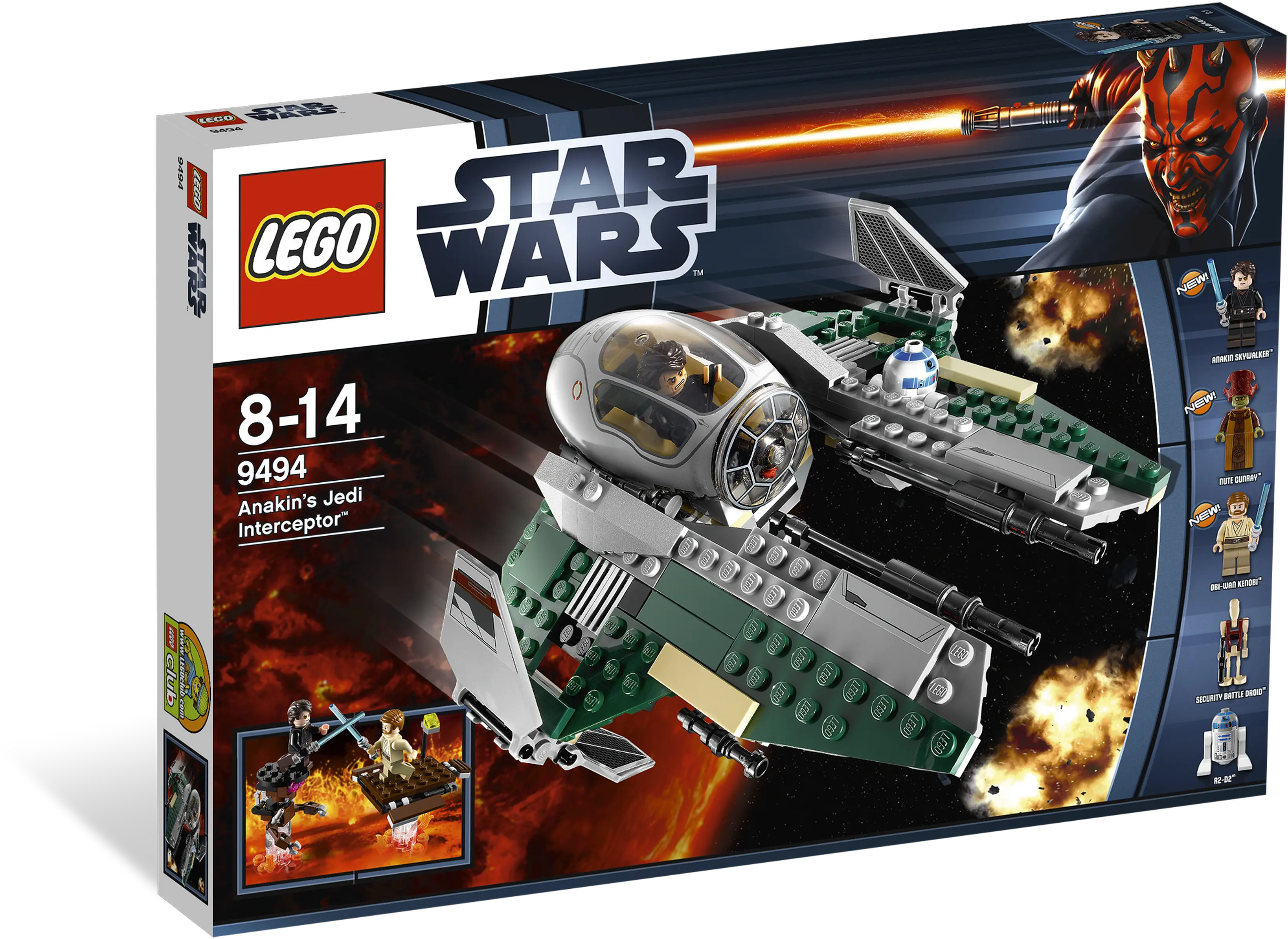 9494 Anakinu0027s Jedi Interceptor Brickipedia Fandom Lego Star Wars Intercepteur Png Obi Wan Kenobi Icon