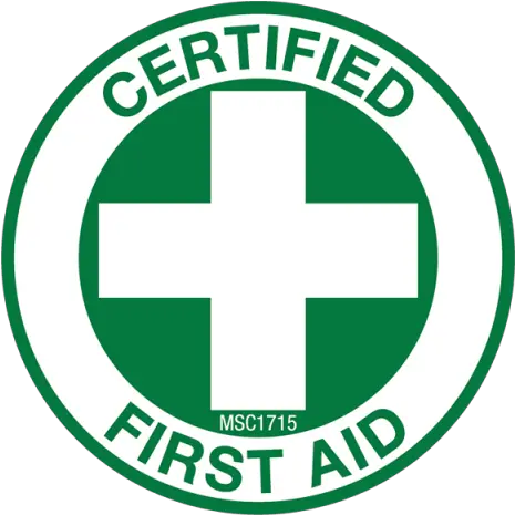 Certified First Aid Hard Hat Emblem Png