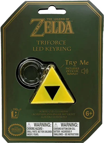 The Legend Of Zelda Triforce Led Keyring With Sound Triforce Led Keyring Png Triforce Png