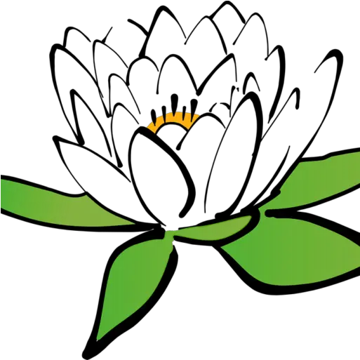Cropped Lotuslogopng Peace U0026 Good Vibes Flower Water Lily Cartoon Lotus Logo