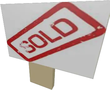 Sold Sign Roblox Sign Png Sold Sign Png