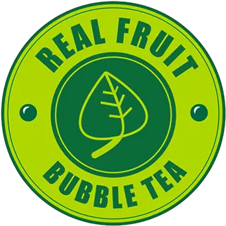 Real Fruit Bubble Tea Real Fruit Bubble Tea Logo Png Transparent Bubble Tea Png