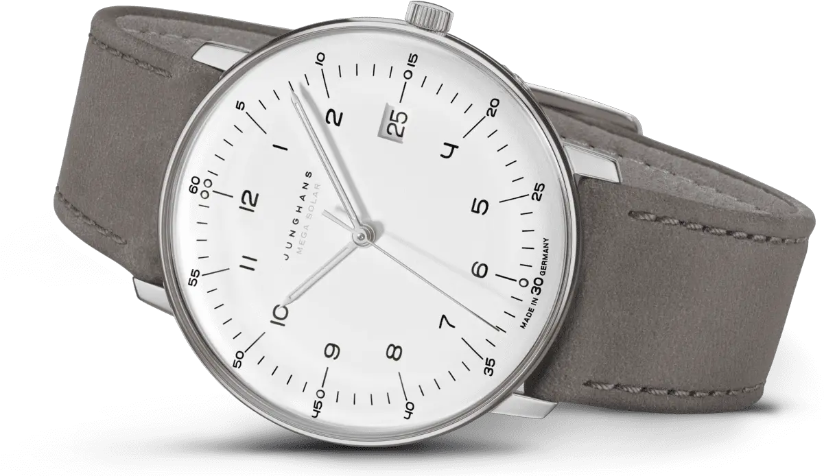 Junghans The German Watch Uhrenfabrik Junghans Junghans Max Bill Mega Solar Review Png Watch Hands Png