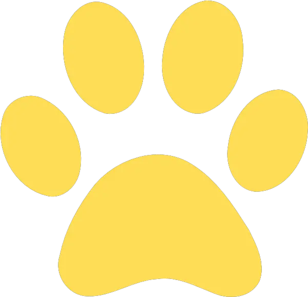 Download Hd Scratches Clipart Paw Print Yellow Dog Paw Print Png Paw Print Png