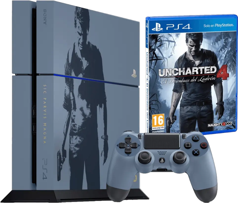 Nathan Drake Uncharted 4 A Thiefu0027s End Ps4s Transparent Playstation 4 Special Edition Png Uncharted Png