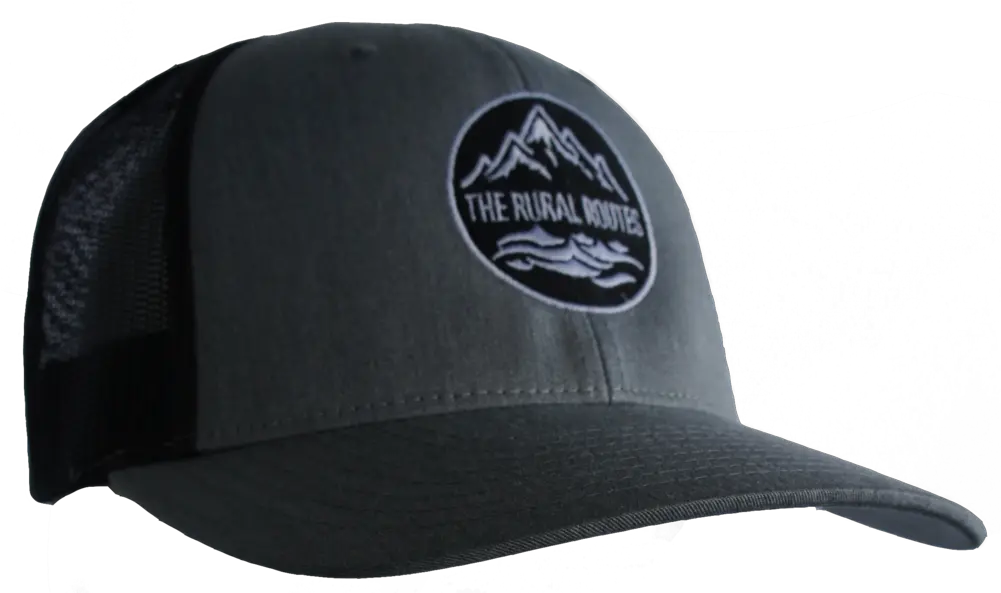 Heather Greycharcoal Mesh Logo Snapback Hat U2014 The Rural Routes For Baseball Png Mesh Png